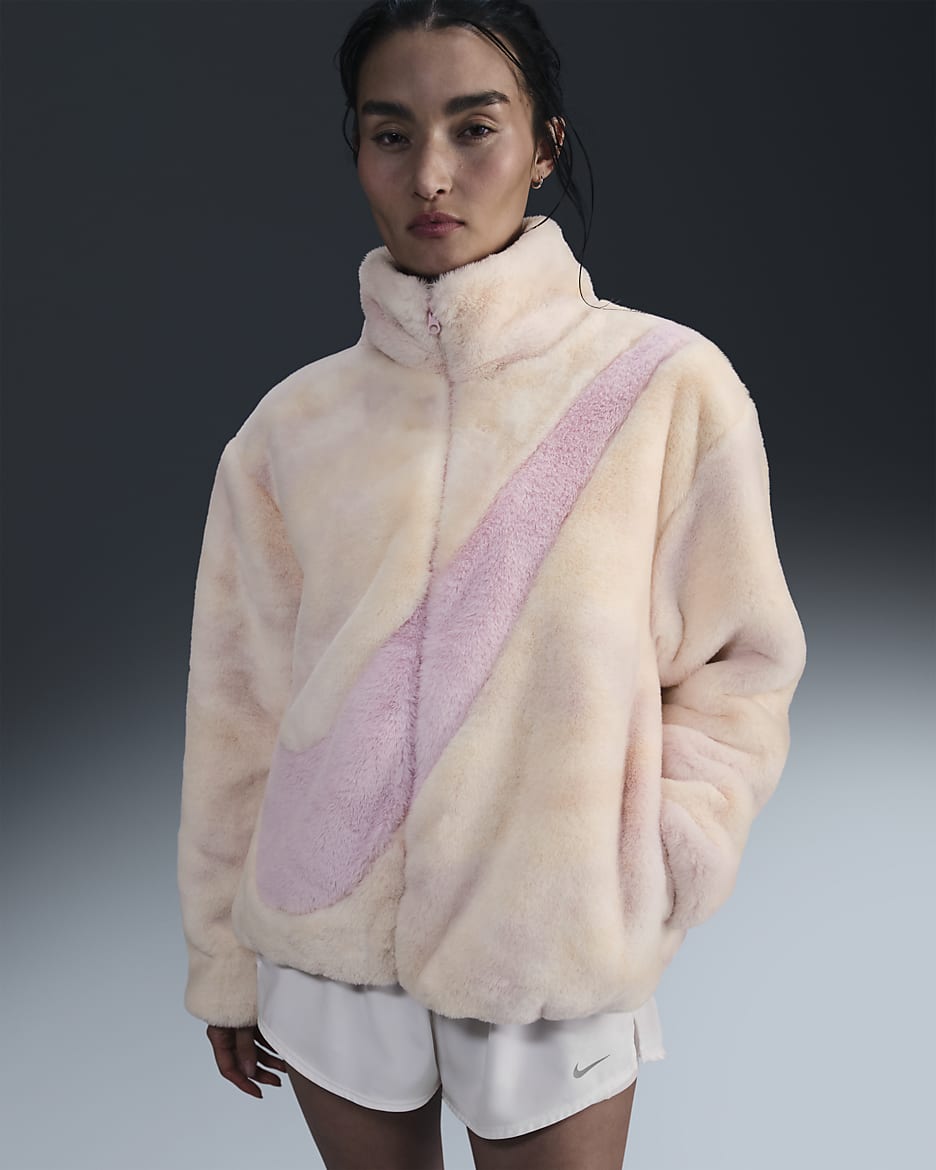 Nike Sportswear Women's Faux Fur Jacket. Nike JP